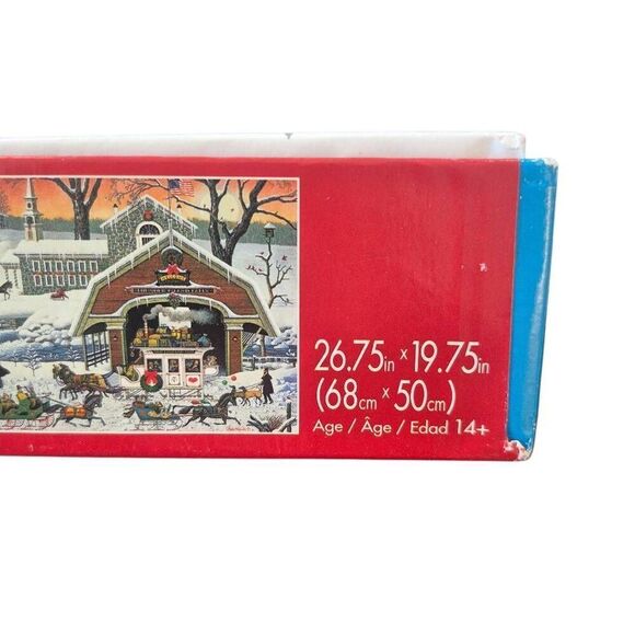 Buffalo Games Charles Wysocki Holiday Collection 'Twas the Twilight Before Chris - Picture 9 of 9